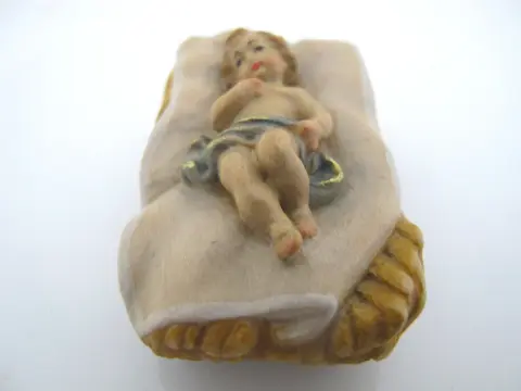 Anri Italy Karl Kuolt Baby Jesus Nativity Manger Christmas Figurine, photo 4 of 8