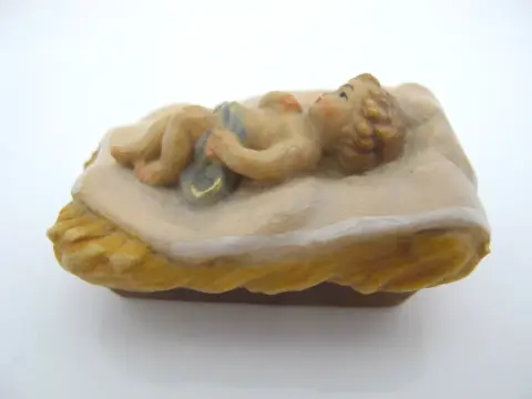 Anri Italy Karl Kuolt Baby Jesus Nativity Manger Christmas Figurine, photo 5 of 8