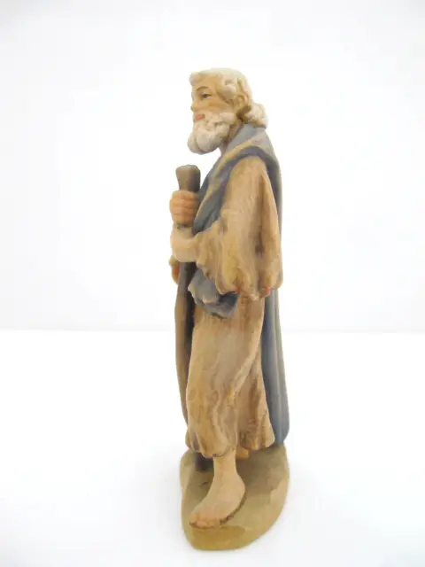 Anri Italy Ulrich Bernardi Shepherd With Stick Nativity Figurine, photo 4 of 7