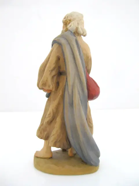 Anri Italy Ulrich Bernardi Shepherd With Stick Nativity Figurine, photo 5 of 7