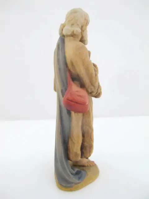 Anri Italy Ulrich Bernardi Shepherd With Stick Nativity Figurine, photo 6 of 7
