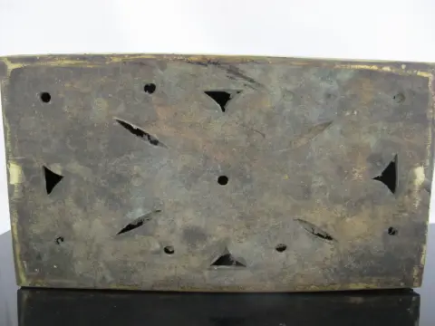 Antique Maranao Philippines Large Brass Ornate Scroll Betel Nut Tobacco Box, photo 11 of 11