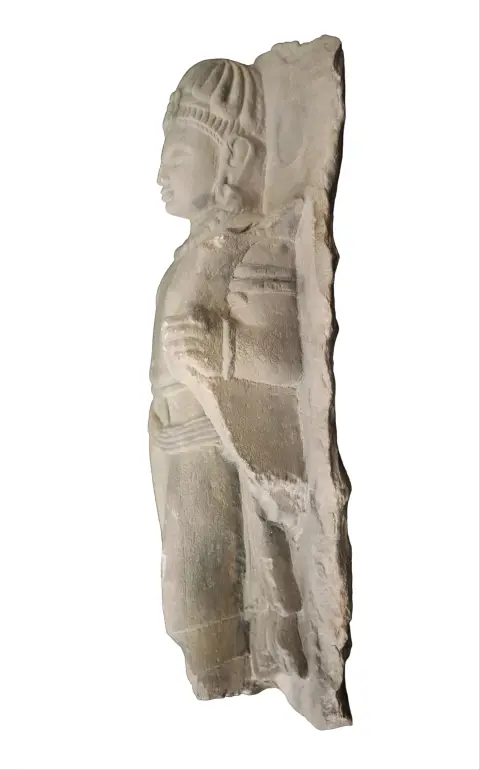 Antique Sandstone Bodhisattva Statue, photo 2 of 9