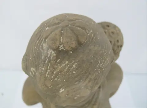 Apsara Devata Celestial Deity Carved Stone India Hindu Bust Sculpture Statue, photo 11 of 12
