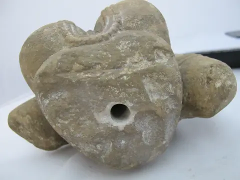 Apsara Devata Celestial Deity Carved Stone India Hindu Bust Sculpture Statue, photo 12 of 12