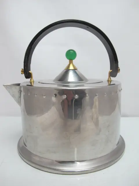 Bodum Carsten Jorgensen Ottoni Green Finial Stainless 18/10 Tea Kettle, photo 1 of 11