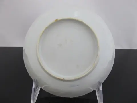 Chinese Export Canton Blue & White Porcelain 5 1/2" Saucer Dish, photo 3 of 5