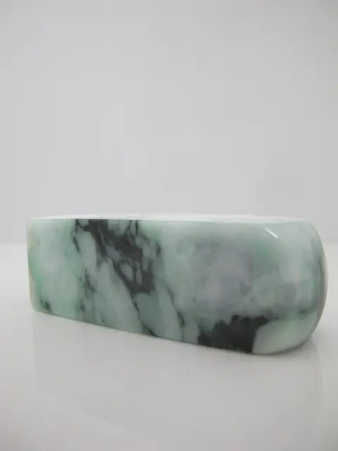 Chinese Green & White Mottled Jade Stone Chop Seal Stamp, photo 9 of 10