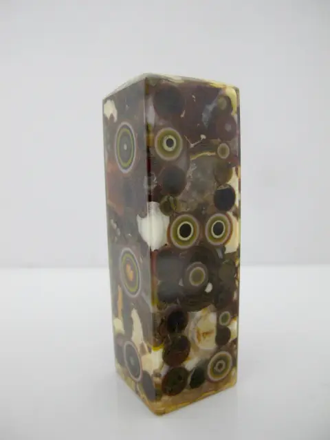 Chinese Orbicular Ocean Jasper Tower Chop Seal Stamp, photo 1 of 8