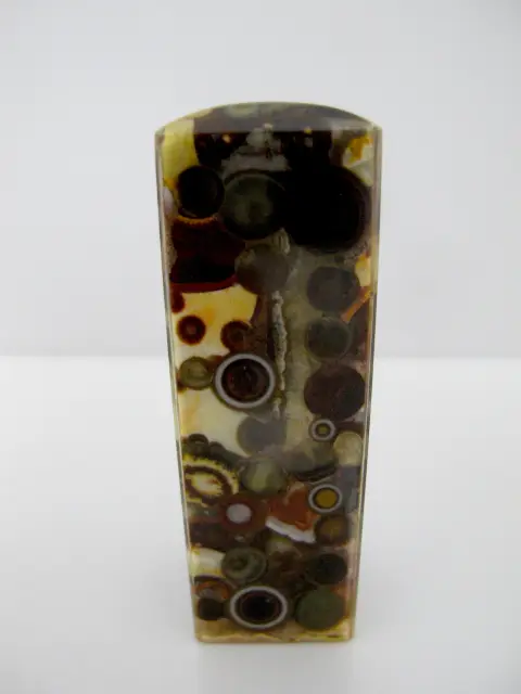 Chinese Orbicular Ocean Jasper Tower Chop Seal Stamp, photo 4 of 8