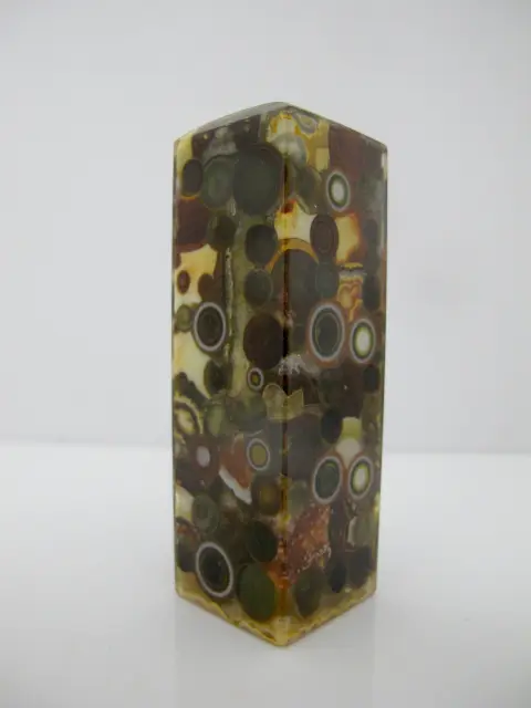 Chinese Orbicular Ocean Jasper Tower Chop Seal Stamp, photo 5 of 8