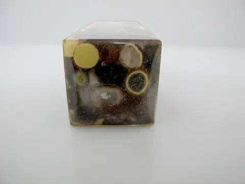 Chinese Orbicular Ocean Jasper Tower Chop Seal Stamp, photo 6 of 8