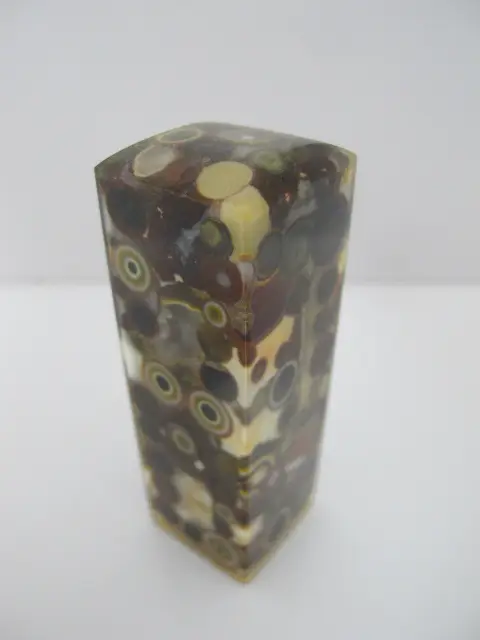 Chinese Orbicular Ocean Jasper Tower Chop Seal Stamp, photo 8 of 8