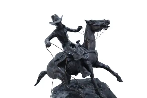 Dan Huber "That Dirty Sob" Western Bronze Sculpture, photo 9 of 12