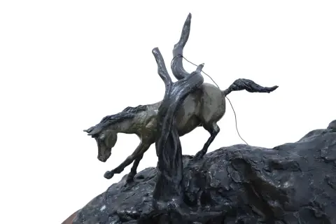 Dan Huber "That Dirty Sob" Western Bronze Sculpture, photo 10 of 12