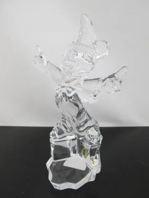 Disney Waterford Crystal Mickey Mouse Sorcerer Limited Edition of 750 in Box, photo 5 of 12