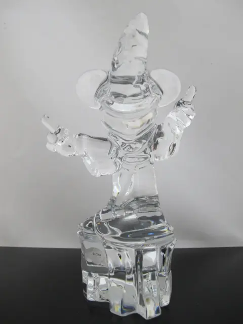 Disney Waterford Crystal Mickey Mouse Sorcerer Limited Edition of 750 in Box, photo 8 of 12