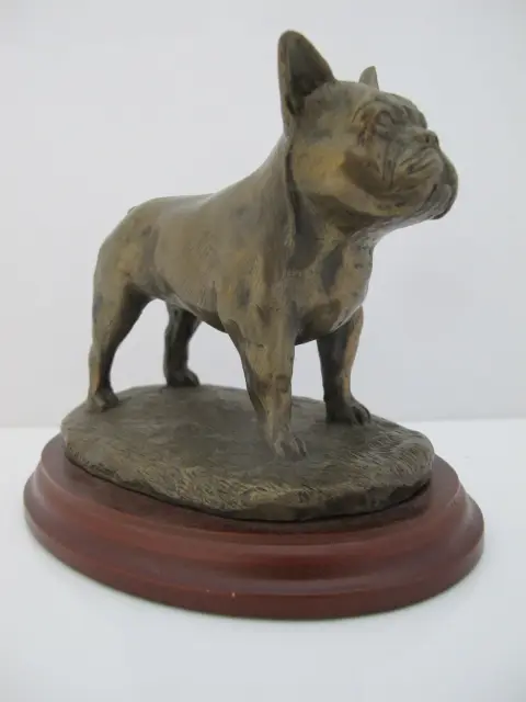 Douglas Gray French Bulldog Cold Cast Bronze Resin Statue Figurine, photo 8 of 10