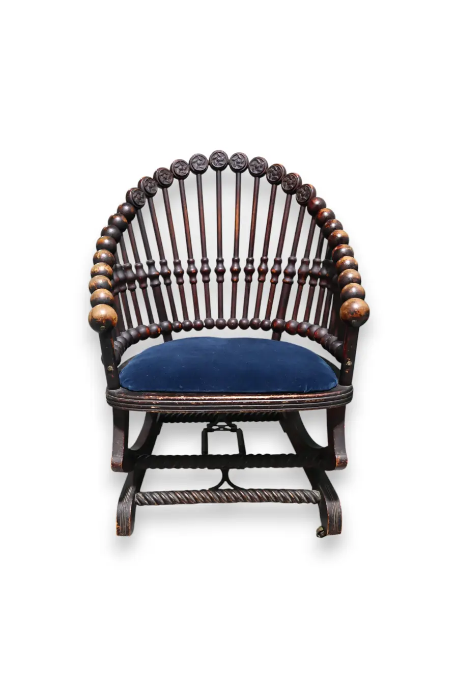 GEORGE HUNZINGER Lollipop Platform Rocking Chair