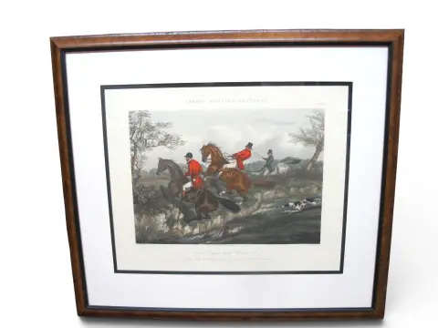Henry Alken Fores Hunting Sketches Plate 2 Right & Wrong Sort Harris Engraving, photo 2 of 12
