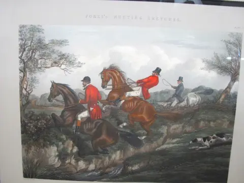 Henry Alken Fores Hunting Sketches Plate 2 Right & Wrong Sort Harris Engraving, photo 5 of 12