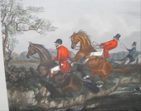 Henry Alken Fores Hunting Sketches Plate 2 Right & Wrong Sort Harris Engraving, photo 6 of 12