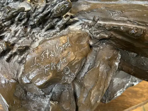 James Stafford "Flight" Bronze Elk Sculpture, photo 11 of 11