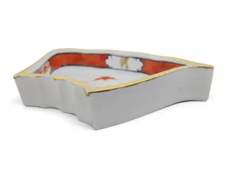 Japanese Lazy Susan Imari Porcelain Butterfly & Flower Rotating Serving Dish Set, photo 12 of 12