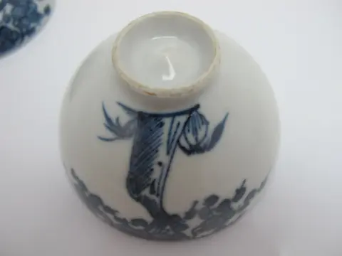 Japanese Sometsuke Blue Porcelain Soup or Rice Bowl With Lid, photo 11 of 11