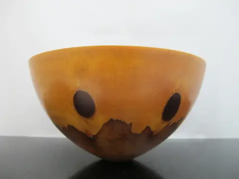 Jess Craig Turned Norfolk Island Pine Wood Studio Hawaii Art Bowl, photo 1 of 12