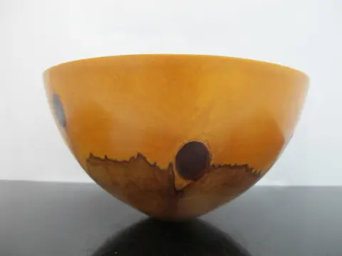 Jess Craig Turned Norfolk Island Pine Wood Studio Hawaii Art Bowl, photo 3 of 12