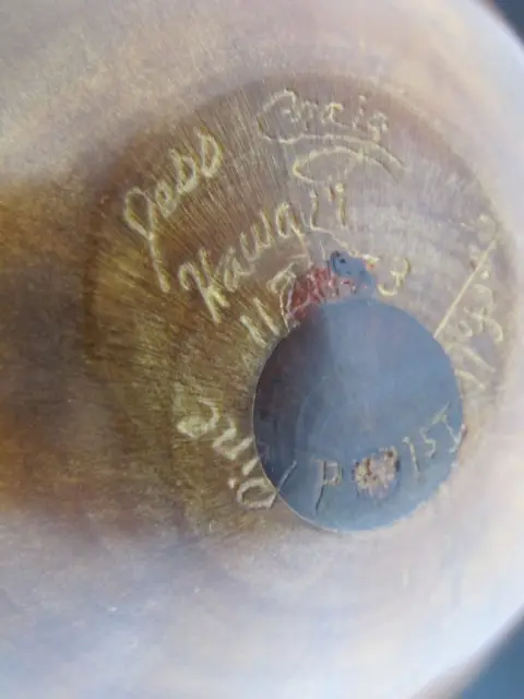 Jess Craig Turned Norfolk Island Pine Wood Studio Hawaii Art Bowl, photo 10 of 12