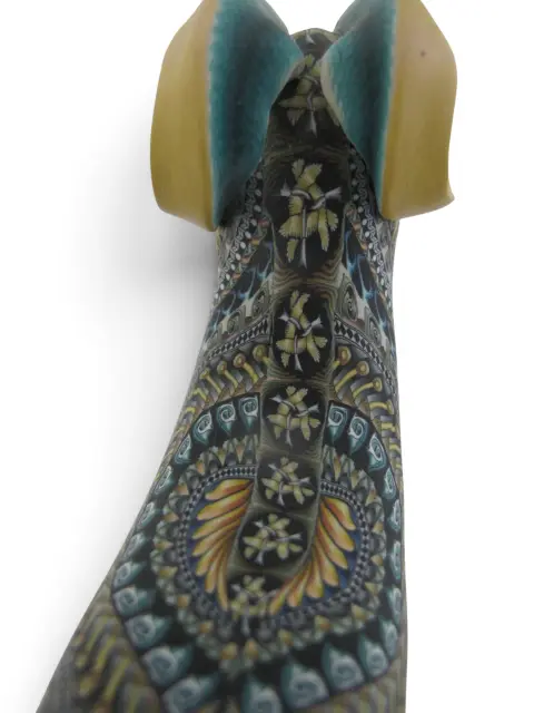 Jon Stuart Anderson Fimo Polymer Millefiori Clay Ram Figurine Sculpture, photo 4 of 10