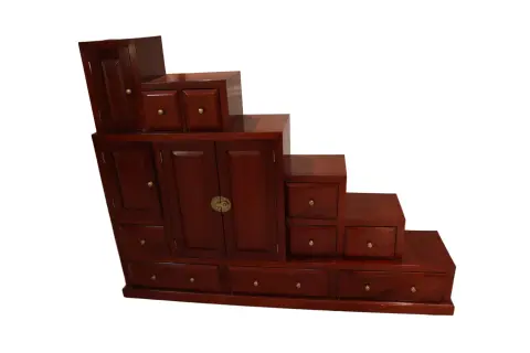 Kaidan Tansu Step Chest With Brass Hardware, photo 8 of 8