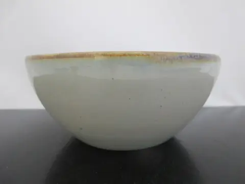 Ken Edwards El Palomar Blue Bird Flowers Mexican Tonala Pottery 6 1/4" Bowl, photo 3 of 6
