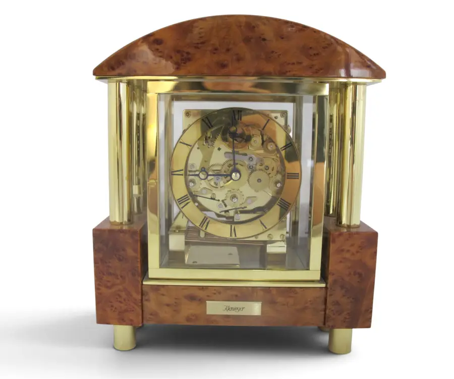 KIENINGER German Mantel Clock 9 Jewel Triple Chime JM13 Movement