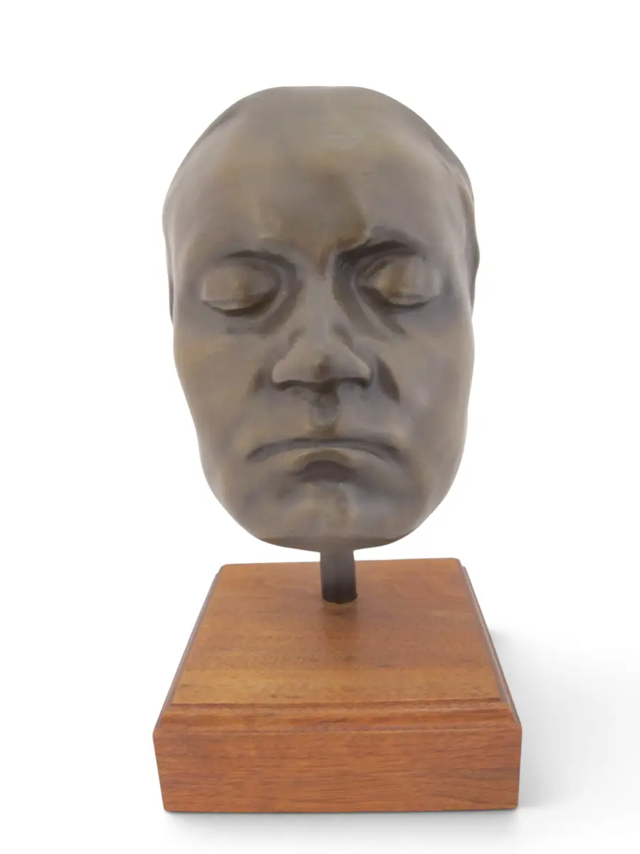 Ludwig Van BEETHOVEN Bronze Franz Klein LIFE MASK Replica Cast Sculpture