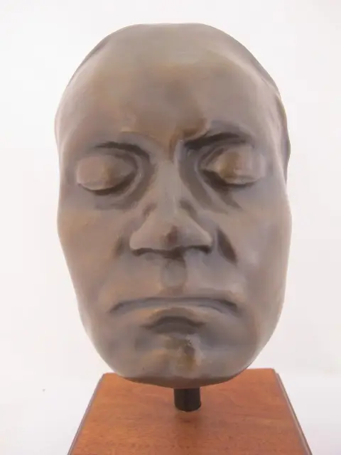 Ludwig Van Beethoven Bronze Franz Klein Life Mask Replica Cast Sculpture, photo 2 of 12
