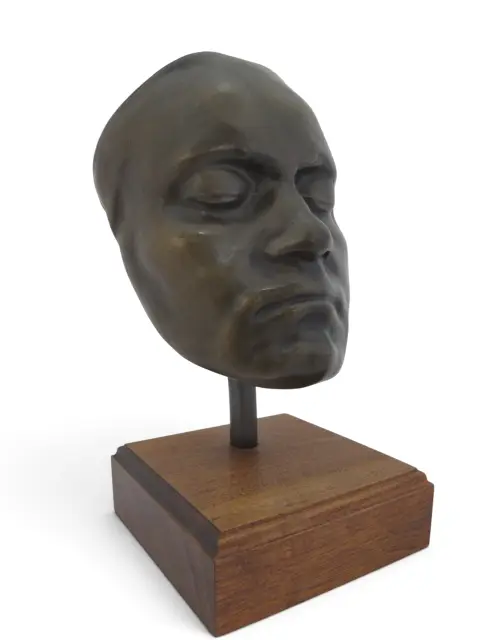 Ludwig Van Beethoven Bronze Franz Klein Life Mask Replica Cast Sculpture, photo 5 of 12