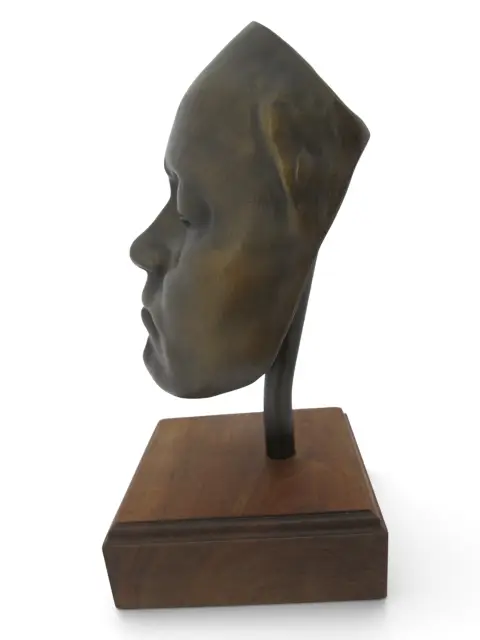 Ludwig Van Beethoven Bronze Franz Klein Life Mask Replica Cast Sculpture, photo 10 of 12