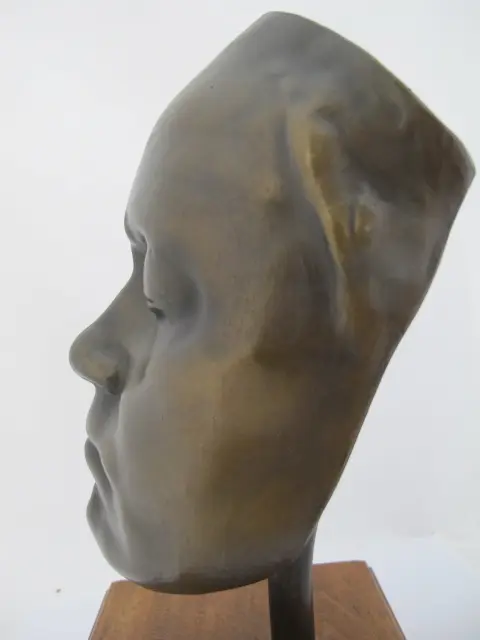 Ludwig Van Beethoven Bronze Franz Klein Life Mask Replica Cast Sculpture, photo 11 of 12