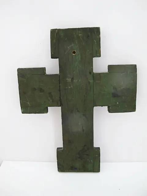 Milagros Mexico Folk Art Nailed Charms Guardian Angel Cherub Cross, photo 11 of 11