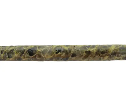 Natural Horn & Snakeskin Antique Walking Stick Gadget Cane With Hidden Corkscrew, photo 10 of 11
