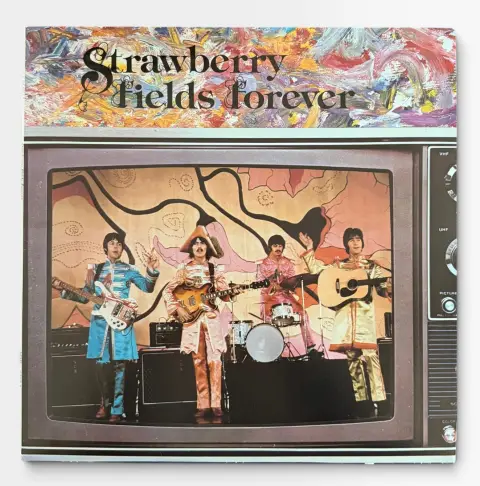 Nice the Beatles Strawberry Fields Forever Nems Records Bootleg Vinyl Record, photo 1 of 4