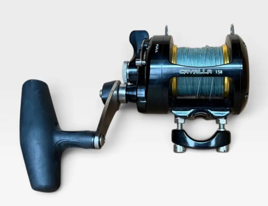 Okuma Cavalla 15 II Two-Speed Lever Drag 4.7:1, 2.0:1 Gear Ratios Fishing Reel