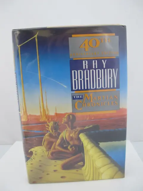 Ray Bradbury Hand Signed the Martian Chronicles 1990 40th Anniversary Hc Book, photo 1 of 7