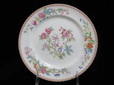 Royal Doulton Ito Smooth E2929 Exotic Song Bird 8" Salad Plate Set of 6, photo 2 of 10