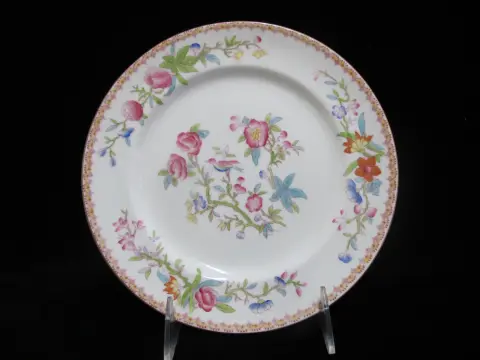 Royal Doulton Ito Smooth E2929 Exotic Song Bird 8" Salad Plate Set of 6, photo 4 of 10