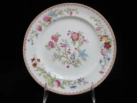 Royal Doulton Ito Smooth E2929 Exotic Song Bird 8" Salad Plate Set of 6, photo 5 of 10