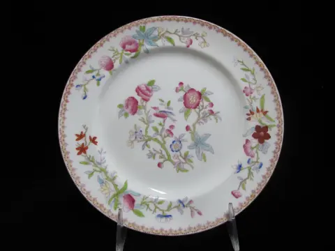 Royal Doulton Ito Smooth E2929 Exotic Song Bird 8" Salad Plate Set of 6, photo 7 of 10